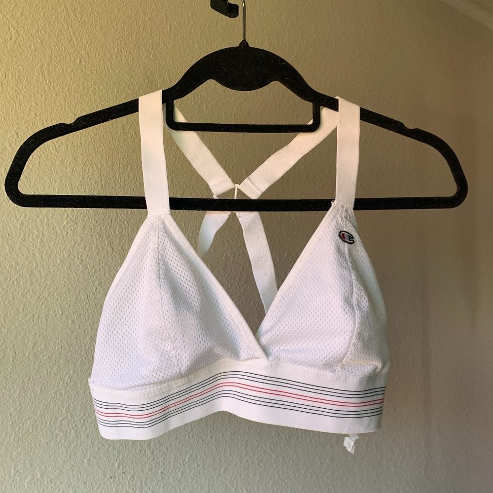 Champion Women's White Intimates Sports  Bra
